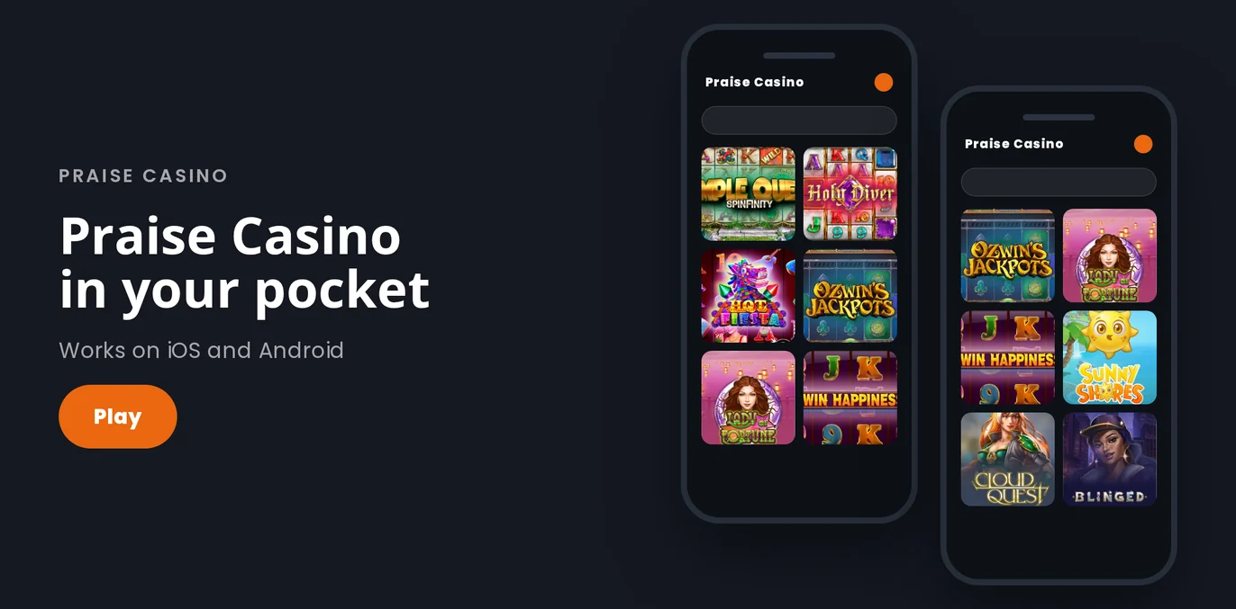 Praise Casino slots on mobile